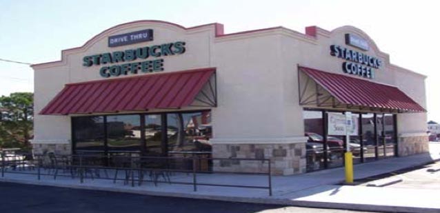 Typical Site photo Starbucks Paris, TX